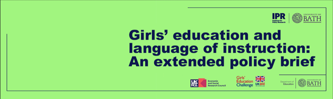 Policy brief: Girls' Education and language of instruction